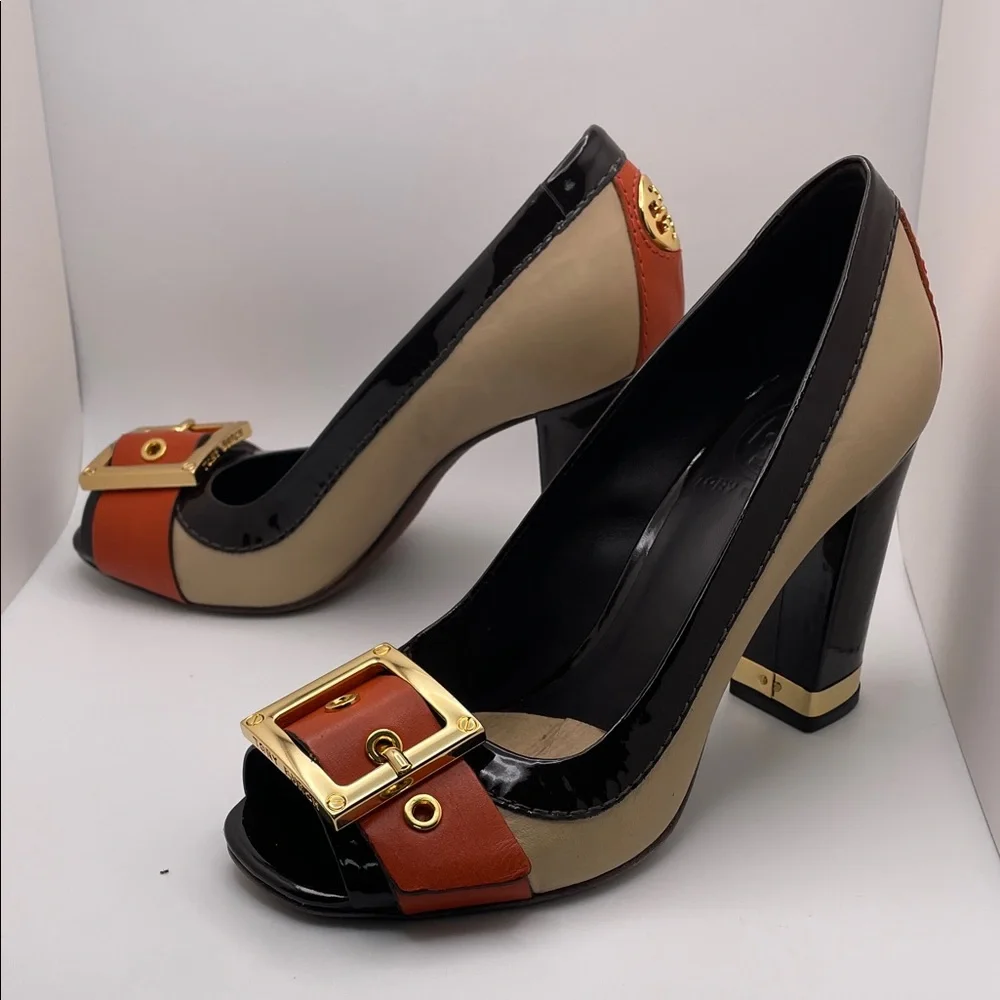 Tory Burch New in box leather heels